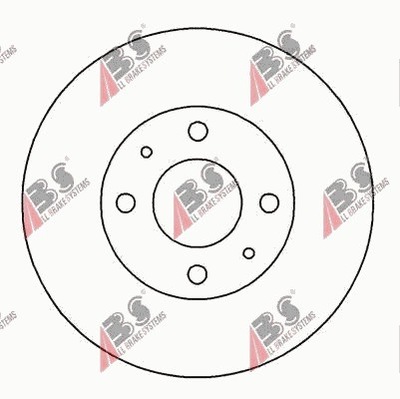 DISCO DE FRENADO PARTE TRASERA FIAT CROMA 88-96  