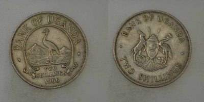 Uganda - 2 Shilling 1966 rok