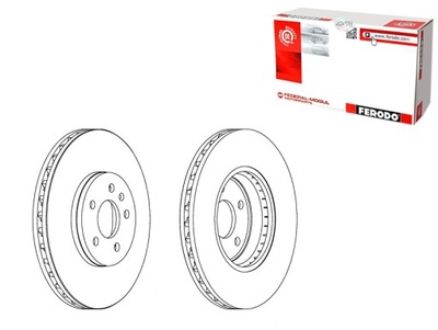 DISCS BRAKE 2SZT. FRONT AUDI A4 ALLROAD B8 A4 B8 A5 Q5 1.8-3.2  