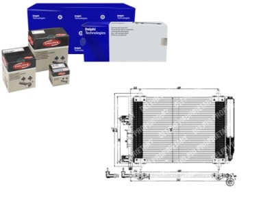 Deltsp0225537 радиатор кондиционера с осушитель фото №1
