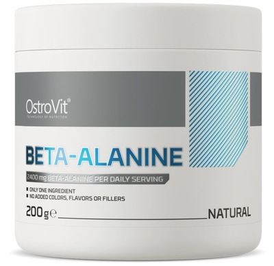 OstroVit Beta Alanina Wytrzymałość Wydolność Beta Alanine 200g Naturalny