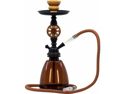 Fajka Wodna Shisha Brązowa 39cm Plastik