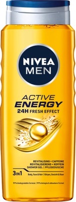 Żel pod prysznic NIVEA MEN Active Energy 500ml