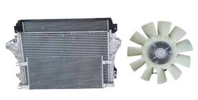 Scania r s комплект радіатор вентилятор visco фото №1