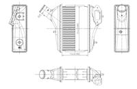 NRF RADIATOR INTERCOOLER HONDA CRV 2.2D 12-  