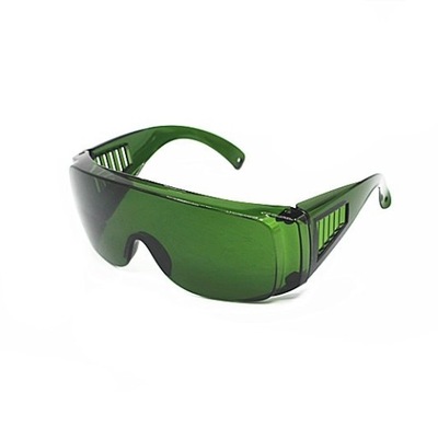 Okulary laserowe zielone, od głowic laserów, laser