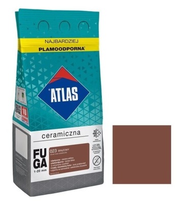 ATLAS Fuga ceramiczna 023 brązowy 5kg