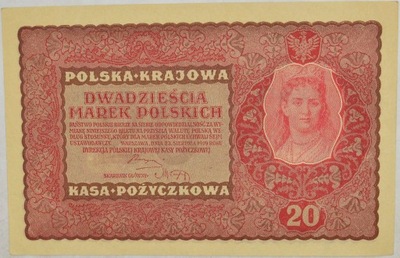 9.II RP, 20 Marek Polskich 1919 II S.FU, St.2/3+
