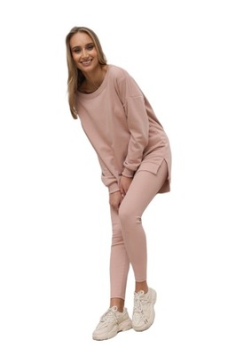 Różowy komplet bluza i legginsy Bopoco 40 L