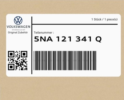 Накладка 5na121341q vw tayron tiguan фото №1