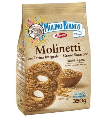 Molinetti - ciasteczka pełnoziarniste włoskie