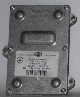 МОДУЛЬ КСЕНОН LWR MERCEDES E W211 SLK W171 A0028202426 5DF008279-05 OEM