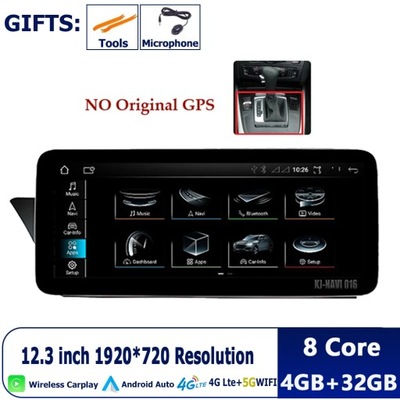 NAVEGACIÓN GPS PARA AUDI A4 A5 S4 S5 A4L B8 2009 - 2016 12,3-CALOWY CARPLAY  