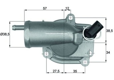 TERMOSTATO DB 87C W210 TH1087  