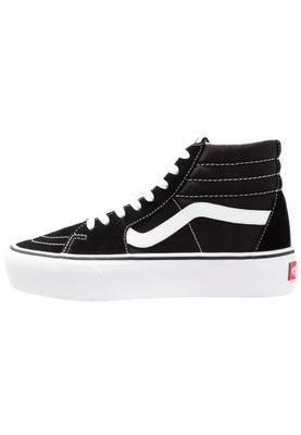 VANS SK8 HI PLATFOR TRAMPKI ZE SKÓRĄ 38,5 1KSA