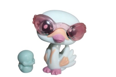 LITTLEST PET SHOP ŁABĘDŹ FIGURKA LPS #1734