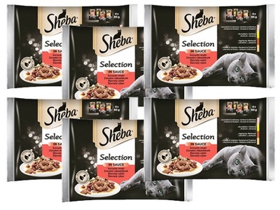 Sheba Selection Soczyste smaki sos 24 x 85g
