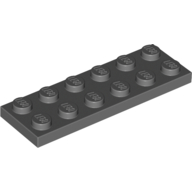 LEGO 3795 4211002 Plate 2x6 Dark Bluish Gray Ciemny szary Płytka Podstawa