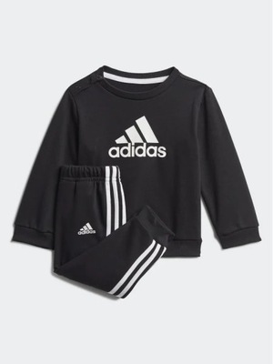 Adidas bluza dresowa czarna logo używane 12/18M