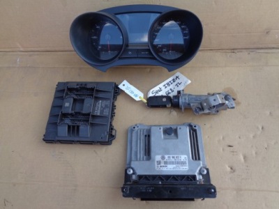 Бортовий комп'ютер набір стартовий seat ibiza iv 6j 1.9 tdi фото №1