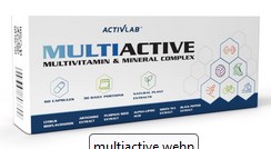 Witaminy minerały 60kaps Activlab MultiActive multivitamin&mineral complex