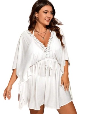 SHEIN DAMSKA BIAŁA SUKIENKA LUŹNA PLUS SIZE 52 1GB
