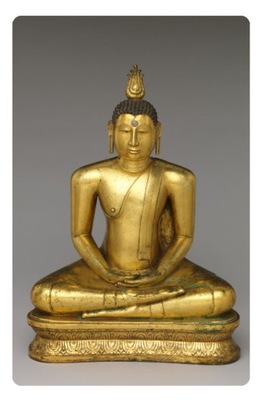 Magnes Medytacja Buddha Budda figurka z 16 wieku