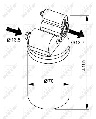 ОСУШИТЕЛЬ КОНДИЦИОНЕРА EASY FIT 33313