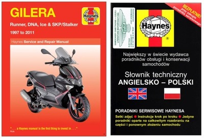 Gilera Runner DNA Ice SKP Stalker 50 125 180 200 1997-2011 inst +GRATIS 24h 