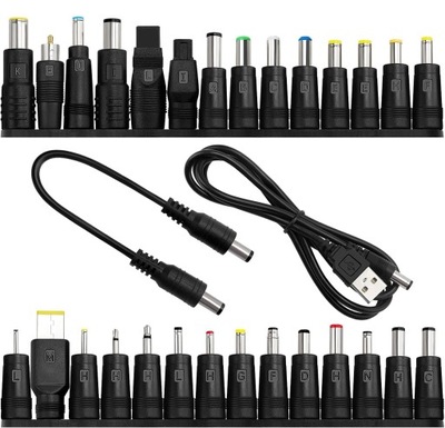 ADAPTER DC KOŃCÓWKI ZASILACZA 5.5X2.1MM ZASILACZ SIECIOWY DO LAPTOPA