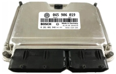 КОМПЬЮТЕР ECU VW POLO 045906019 0281001940 IMMO OFF