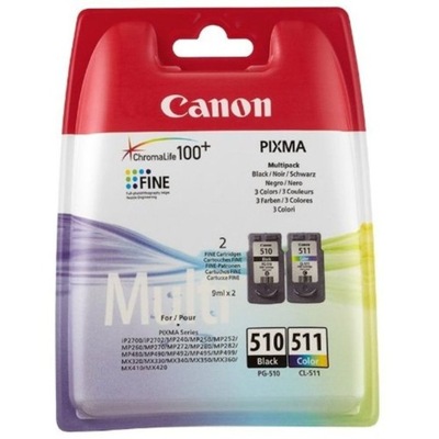 Zestaw tuszy Canon Pixma PG-510 / CL-511 2970B010