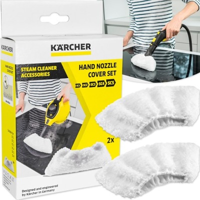 ZESTAW POWŁOCZEK Z MIKROFIBRY KARCHER DO PAROWNIC