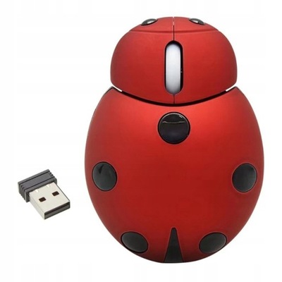 Mini mysz bezprzewodowa w kształcie zwierzątka z odbiornikiem USB