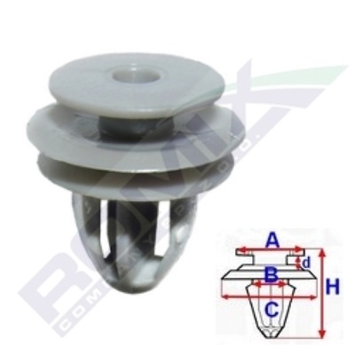 Кліпса штифт romix a175049 фото №1