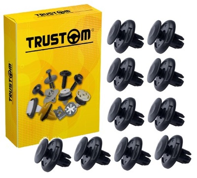 10x клипса штифт подкрылок honda accord civic city фото №1