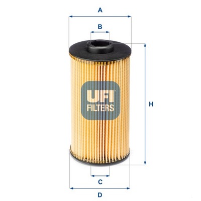 UFI 25.038.00 FILTRO ACEITES  