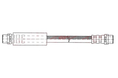 QUICK BRAKE ПАТРУБОК ТОРМОЗНОЙ ГИБКИЙ ПЕРЕД L/P AUDI 100 C4 A6 C4