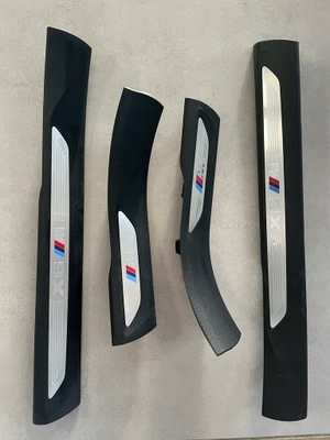 Накладки порогові bmw x6m f86 фото №1