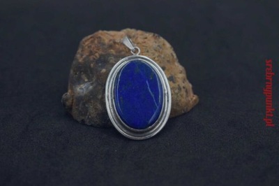 Wisiorek Lapis Lazuli Srebro 925