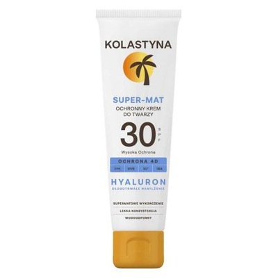 KOLASTYNA Ochronny krem do twarzy Super-Mat SPF 30, 50 ml