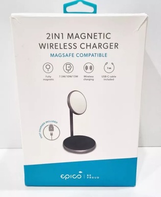 ŁADOWARKA EPICO MAGNETIC WIRELESS CHARGER 2IN1