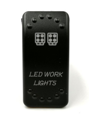 włącznik świateł led work lights pojazdy UTV niebieskie podświetlenie