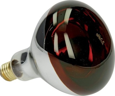 Promiennik HardGlass 250W czerwony 802004FA