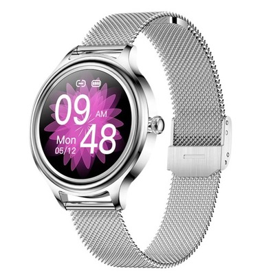 KUMI Smartwatch K3 1.09 cala 140 mAh srebrny