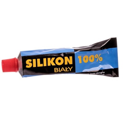 SILIKON 100% 60g BIAŁY UNIWERSALNY