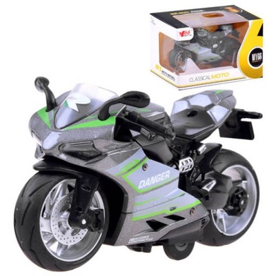 Diecast model Motocykl z naciągiem zabawka