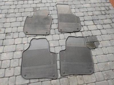 ORIGINAL ALFOMBRILLAS GOMA PARTE DELANTERA + PARTE TRASERA SKODA SUPERB 2 II  