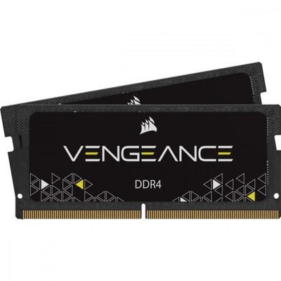 Corsair Pamięć DDR4 Vengeance 32GB 3200MHz (2*16GB) CL22 SODIMM, czarna