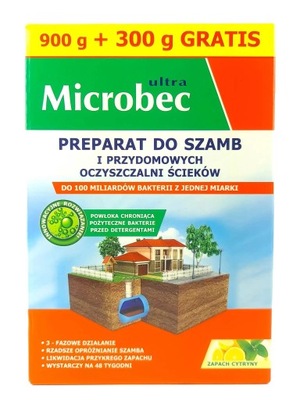Microbec Ultra 1,2kg Proszek do Oczyszczalni Szamb